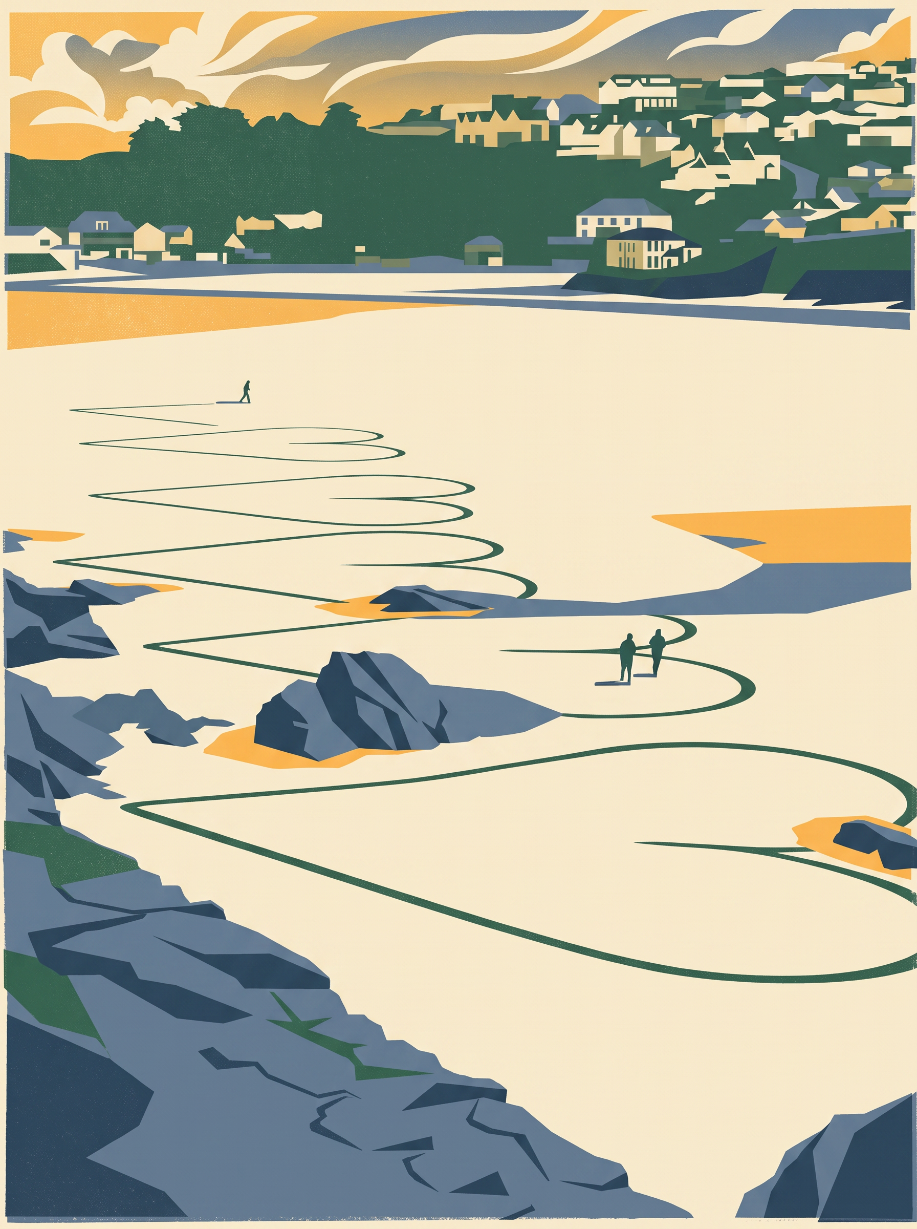 HEARTS IN THE SAND, POLZEATH
